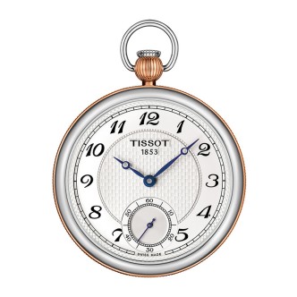 1 - Tissot pocket watch man analog model T860.405.29.032.01 Bridgeport Lepine Mechanical