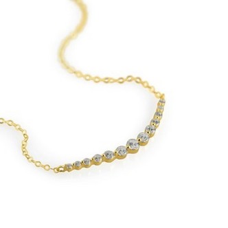 1 - Stroili Claire 1412693 Yellow Gold Woman Necklace with Cubic Zirconia