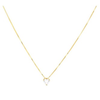 1 - Collana donna cuore zircone Oro Giallo Stroili Claire 1424438