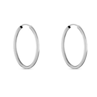 1 - White Gold Women's Circlet Earrings Stroili 1415901