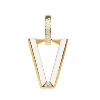 1 - Single earring woman Valentina Ferragni UALI WHITE 925 silver with zircons DVF-OR-LU8