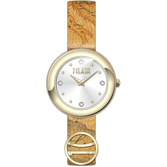 1 - Alviero Martini Antigua woman watch golden crystals 1680358 steel