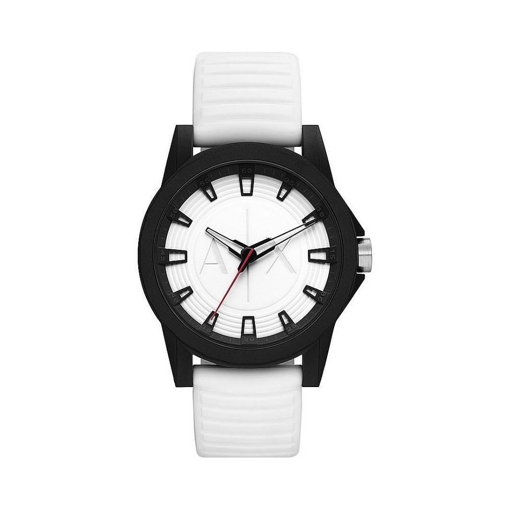 1 - Orologio uomo Emporio Armani Outerbanks bianco solo tempo AX2523 Nylon