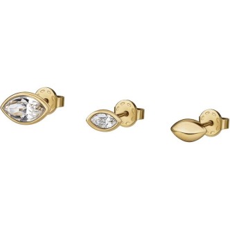 1 - Set 3 Breil Giulia Salemi My Lucky Collection women's earrings with zircons TJ3184