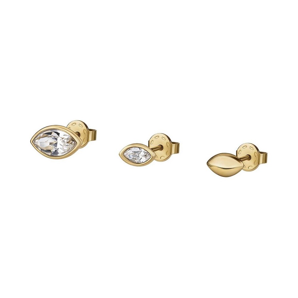 1 - Set 3 Breil Giulia Salemi My Lucky Collection women's earrings with zircons TJ3184