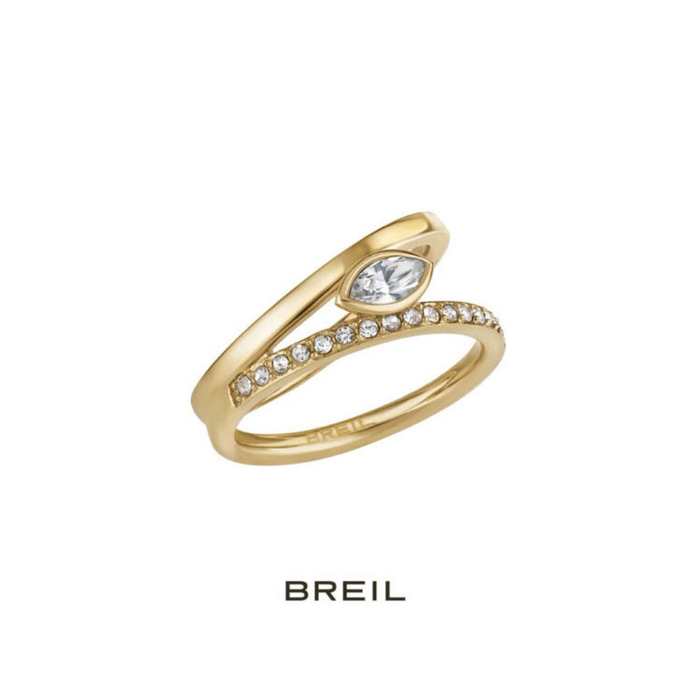 1 - Breil Giulia Salemi My Lucky Collection woman light point ring with zircons TJ3190