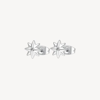 1 - Brosway women's polar star earrings Chakra steel BHKE045