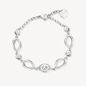 1 - Bracciale donna occhio di Rha Brosway Chakra BHKB125 acciaio con cristalli