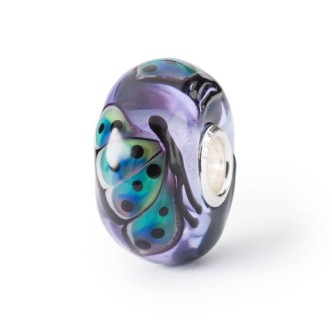 1 - Trollbeads Battito d'Ali donna TGLBE-20349 Vetro viola