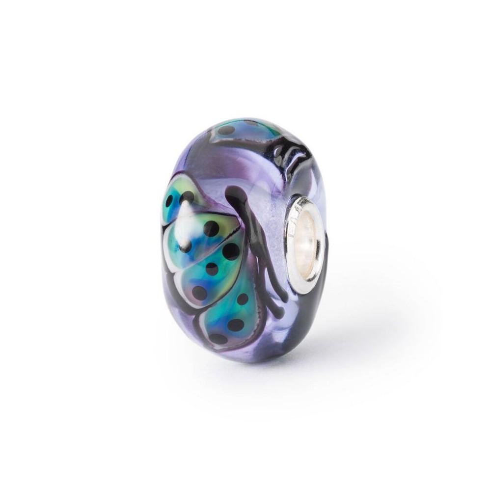 1 - Trollbeads Battito d'Ali woman TGLBE-20349 Purple glass