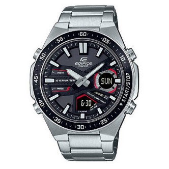 1 - Orologio Casio Edifice cronografo uomo acciaio EFV-C110D-1A4VEF