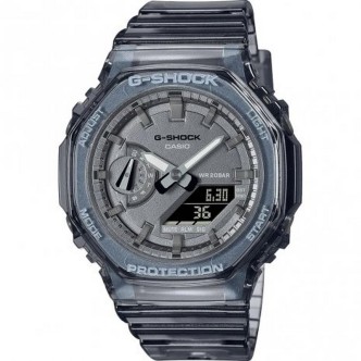 1 - Casio G-Shock watch woman transparent dark gray GMA-S2100SK-1AER