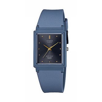 1 - Casio Collection blue square resin watch MQ-38UC-2A2ER