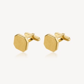 1 - Brosway cufflinks IN BIK106 316L steel gold color