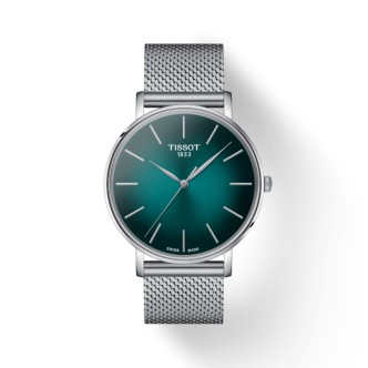 1 - Tissot Everytime Gent watch only time turquoise T143.410.11.091.00