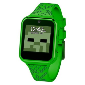 1 - Smartwatch Minecraft Disney bambino MIN4045 silicone verde