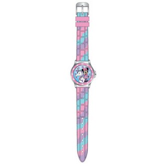 1 - Orologio bambina Minnie Disney rosa MN9072 silicone