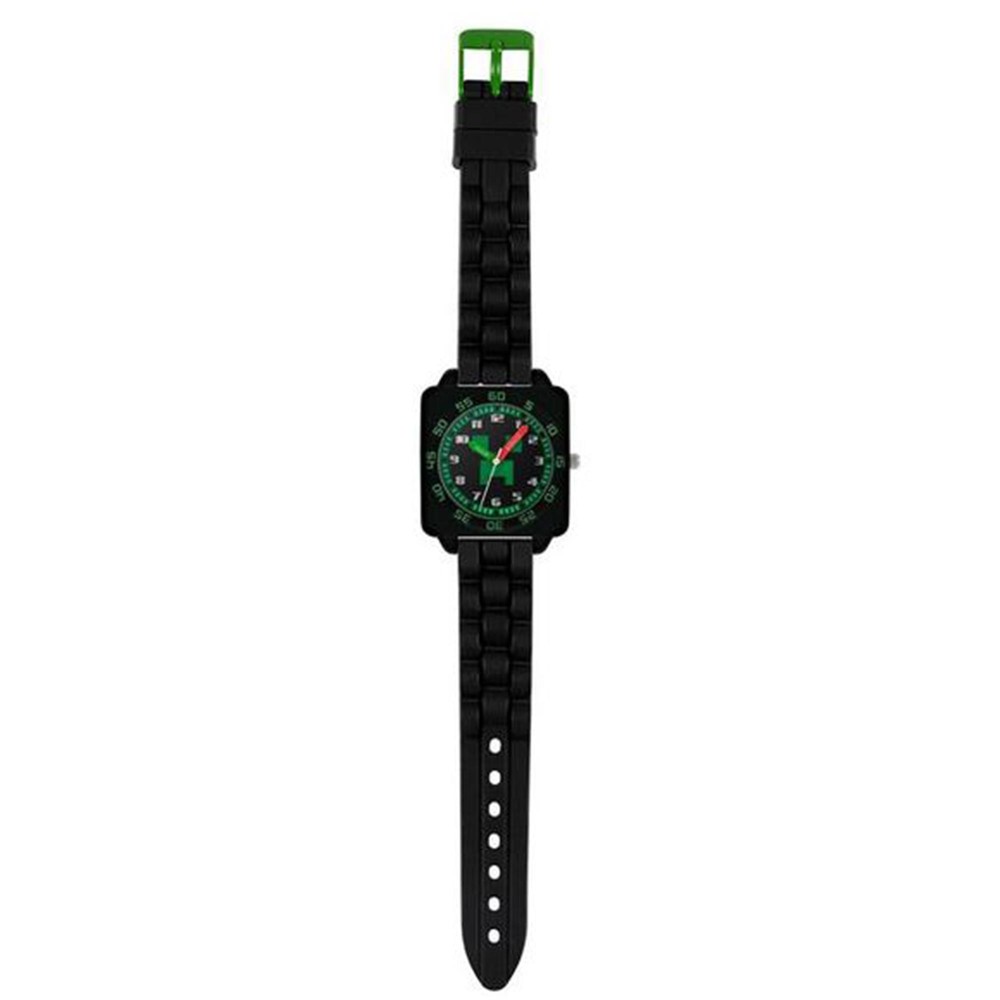 1 - Orologio bambino Minecraft Disney nero MIN9011 silicone