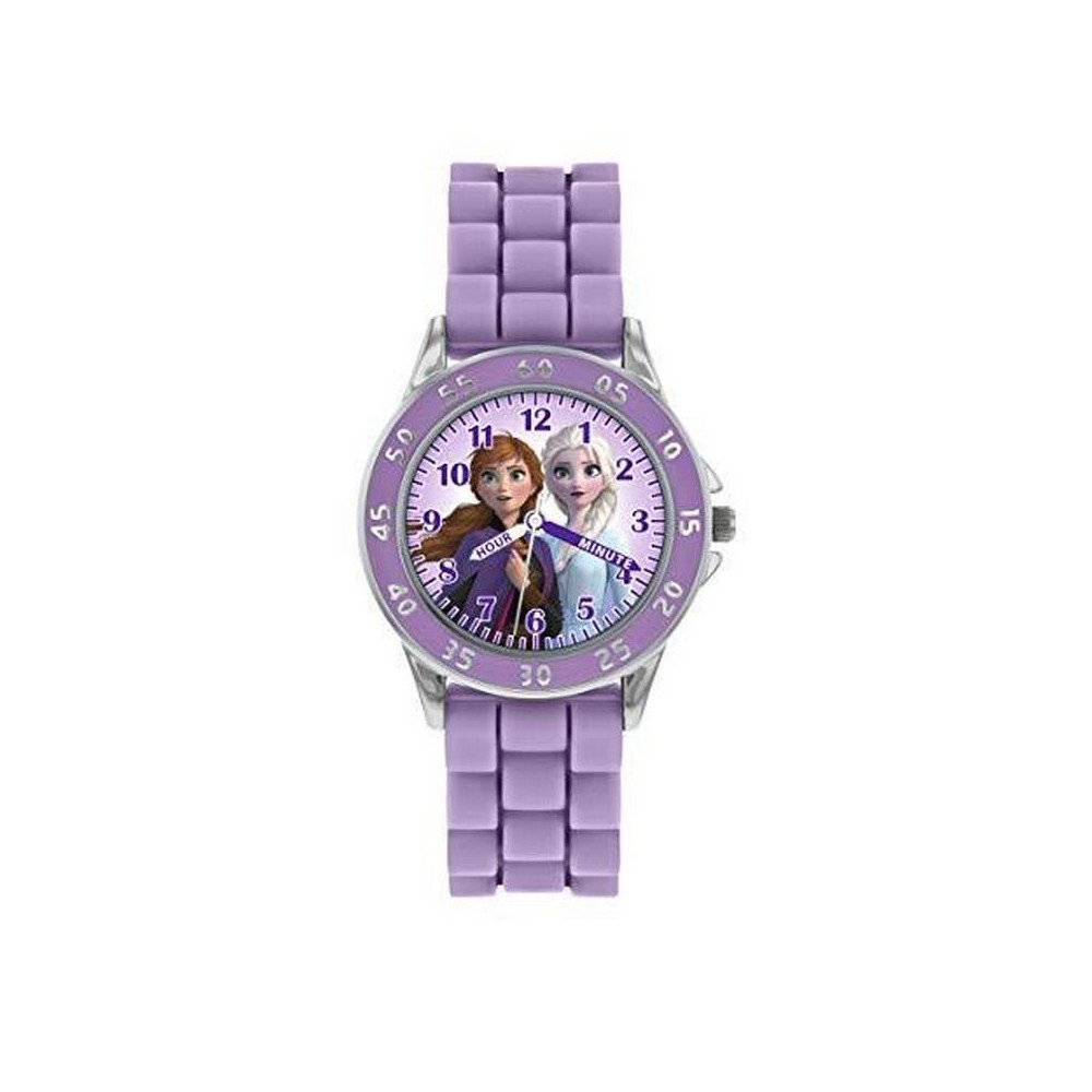 1 - Orologio bambina Frozen Disney viola FZN9505 silicone