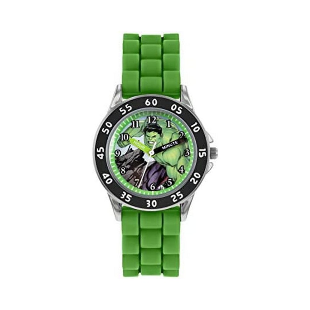 1 - Orologio bambino Avengers Hulk Disney verde AVG9032 silicone