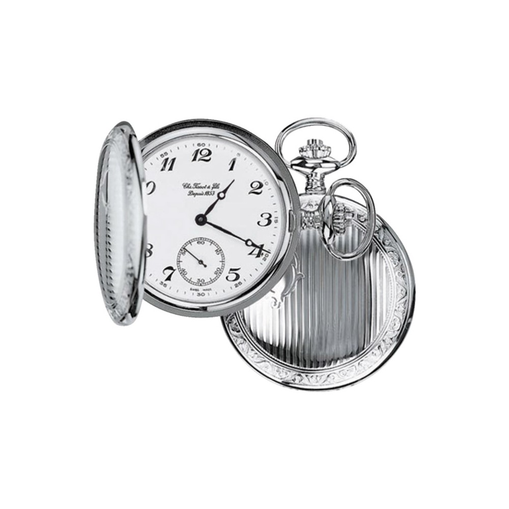 1 - Tissot pocket watch man analog model T83.6.402.12 Savonette Mechanical