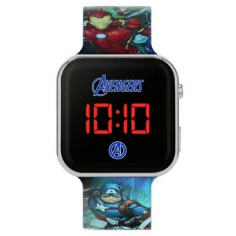 1 - Orologio bambino Avengers LED Disney blu AVG4706