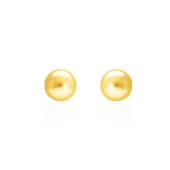 1 - 9Kt Yellow Gold Spheres Woman Earrings Stroili Bon Ton 1401057