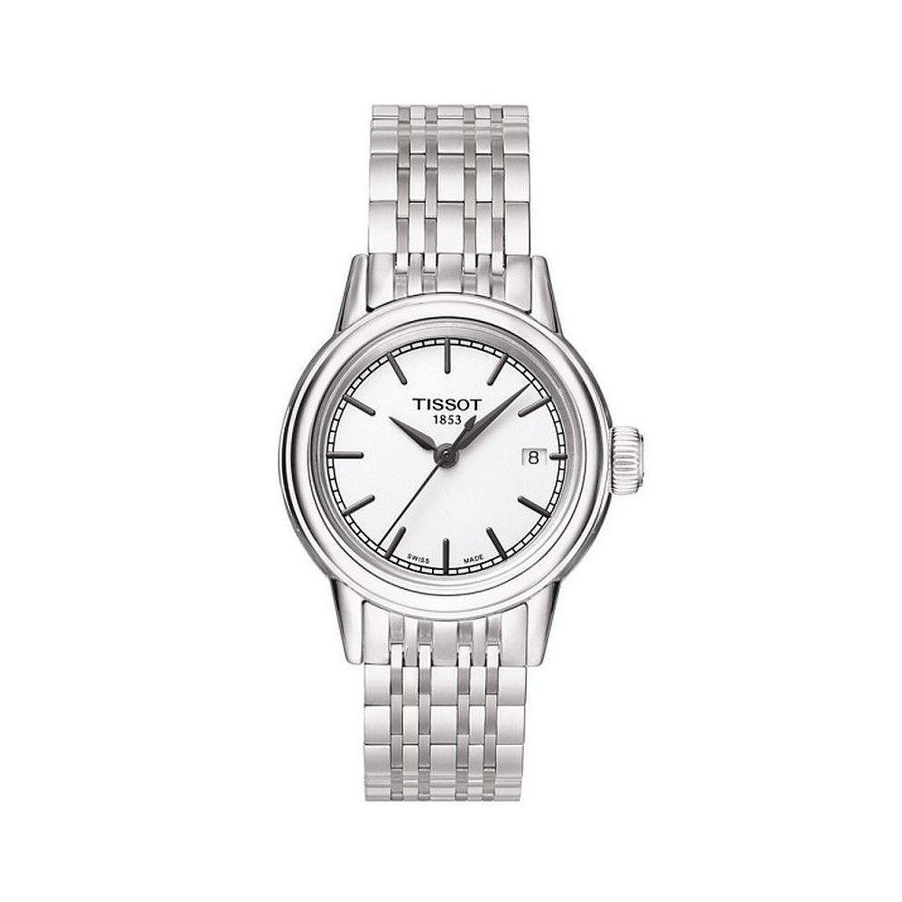 1 - Watch Tissot only time woman analog steel strap model T085.210.11.011.00 Carson Lady