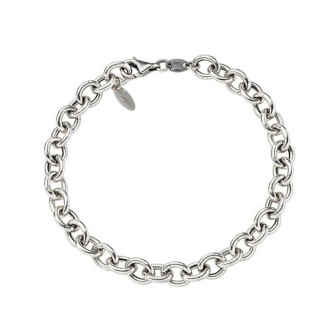 1 - Amen basic woman bracelet 925 silver rolo chain BR-FOV-20