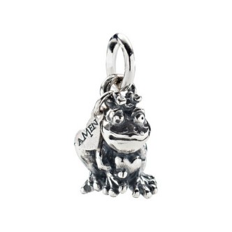 1 - Amen woman frog charm Silver 925 CH-AM02