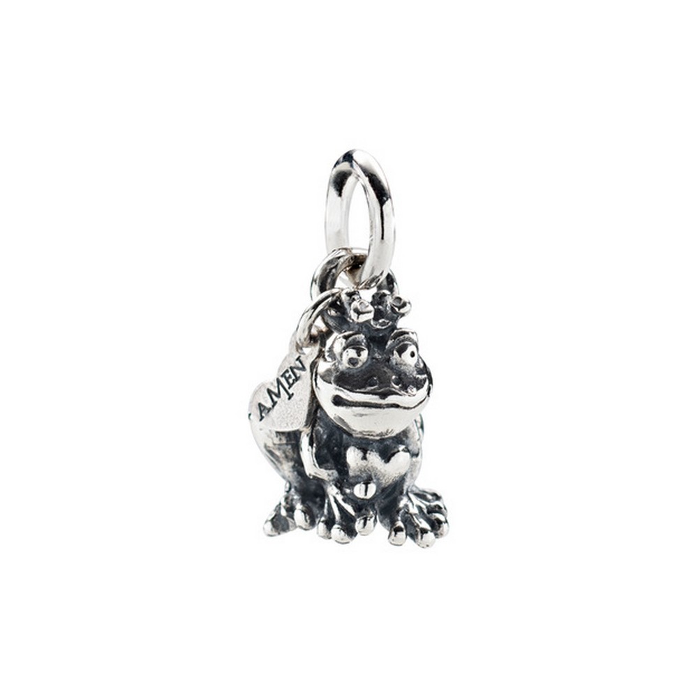 1 - Amen woman frog charm Silver 925 CH-AM02