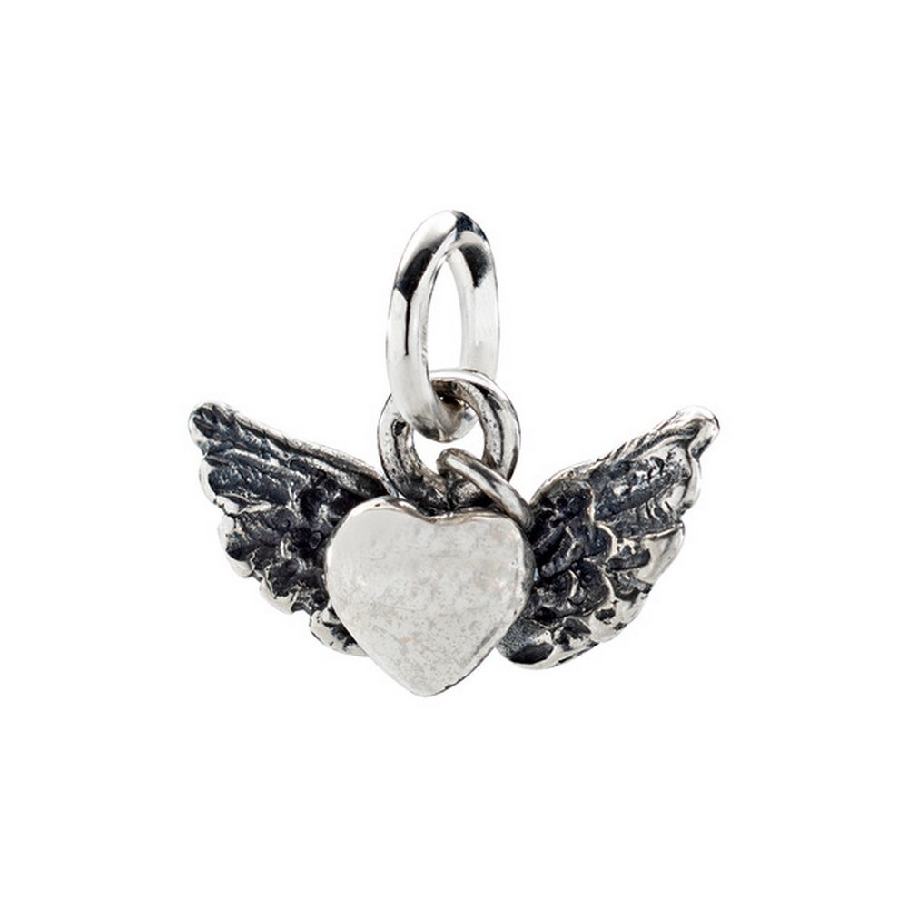 1 - Charm cuore alato donna Amen Argento 925 CH-AM04