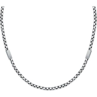 1 - Sector Basic men's tubular steel necklace SZS76