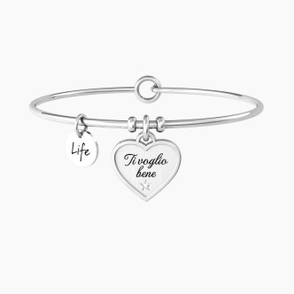 1 - Kidult woman bracelet "I love you" 732076 316L steel Love collection