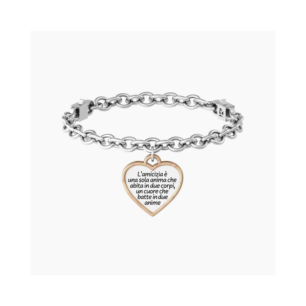 1 - Bracciale donna Kidult amicizia 732080 acciaio 316L collezione Love