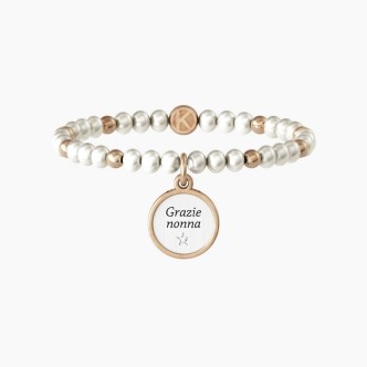 1 - Bracciale donna Kidult Grazie Nonna 732099 acciaio 316L collezione Family