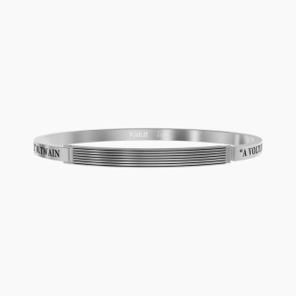 1 - Kidult Mark Twain men's bracelet 732114L 316L steel Philosophy collection