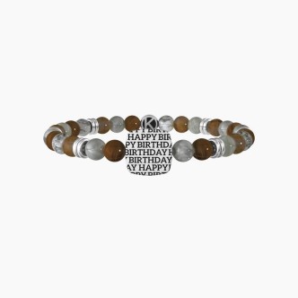 1 - Bracciale uomo Kidult HAPPY BIRTHDAY 732121 acciaio 316L collezione Special Moments