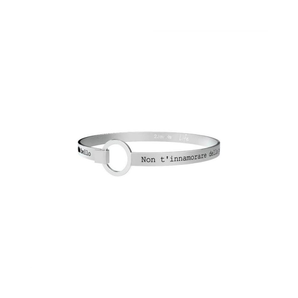 1 - Kidult 231714 stainless steel 316L bracelet with phrase Love collection