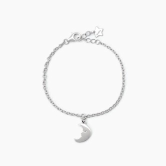 1 - 925 silver moon girl bracelet Mabina 533606