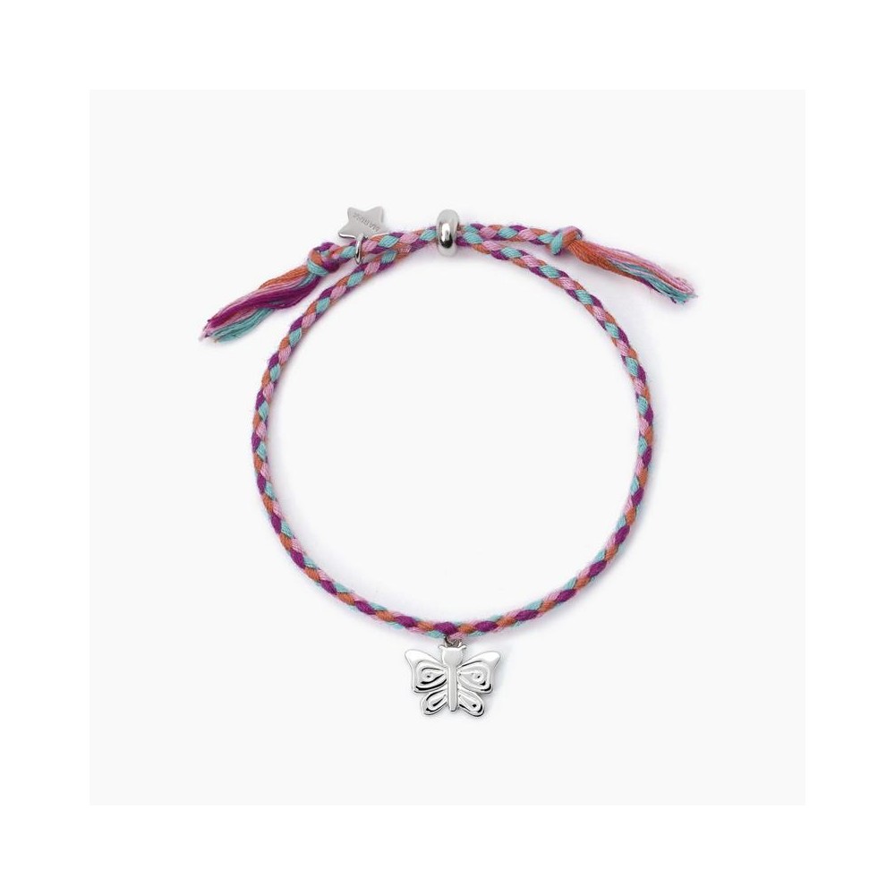 1 - Little girl cornetto bracelet with 925 Silver cord Mabina 533622