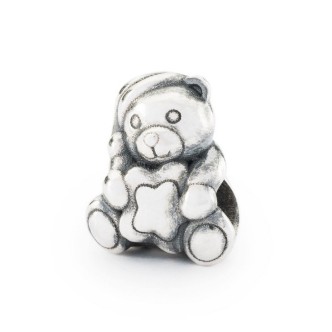 1 - Trollbeads orsetto Teddy TAGBE-30184 Argento 925