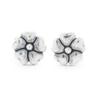 1 - Trollbeads primrose earrings 925 Silver TAGEA-00114