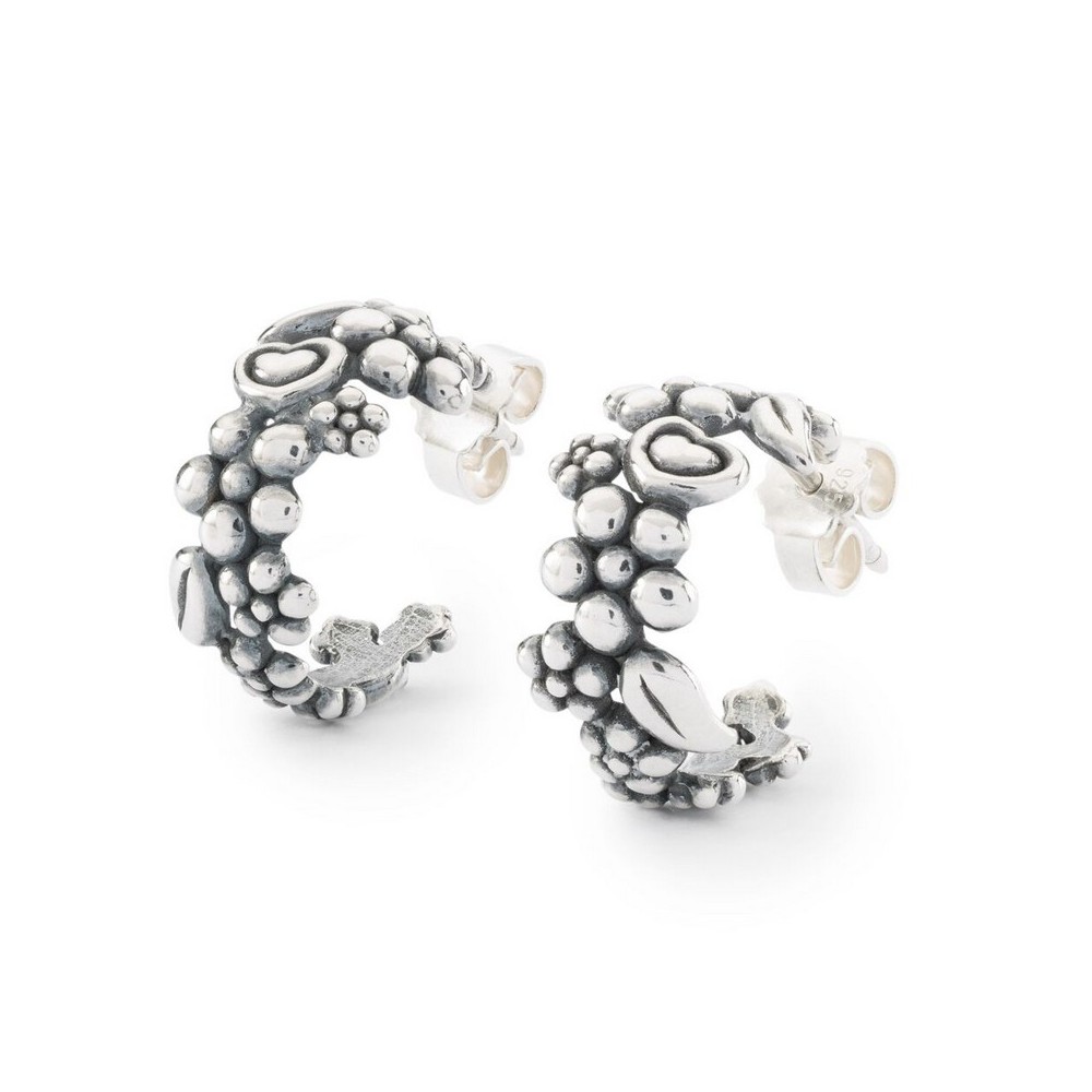 1 - Trollbeads love garland earrings 925 Silver TAGEA-00117