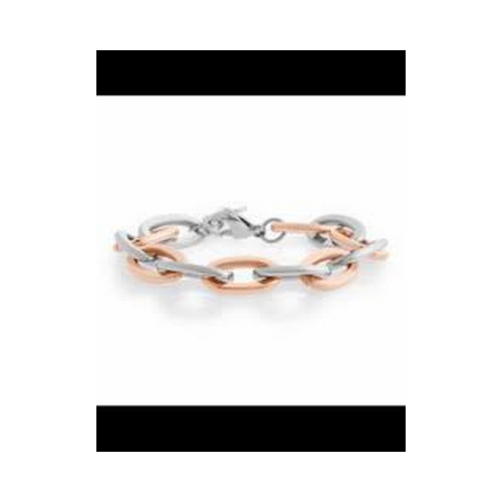 1 - Bracciale donna catena bicolor Stroili Lady Code acciaio 1681944