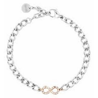 1 - Stroili Lady Code infinite chain bracelet with crystals 1682937