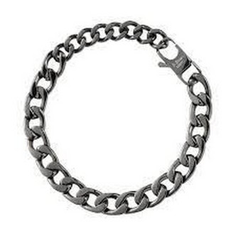 1 - Bracciale uomo catena Breil Block Chain brunito TJ3258