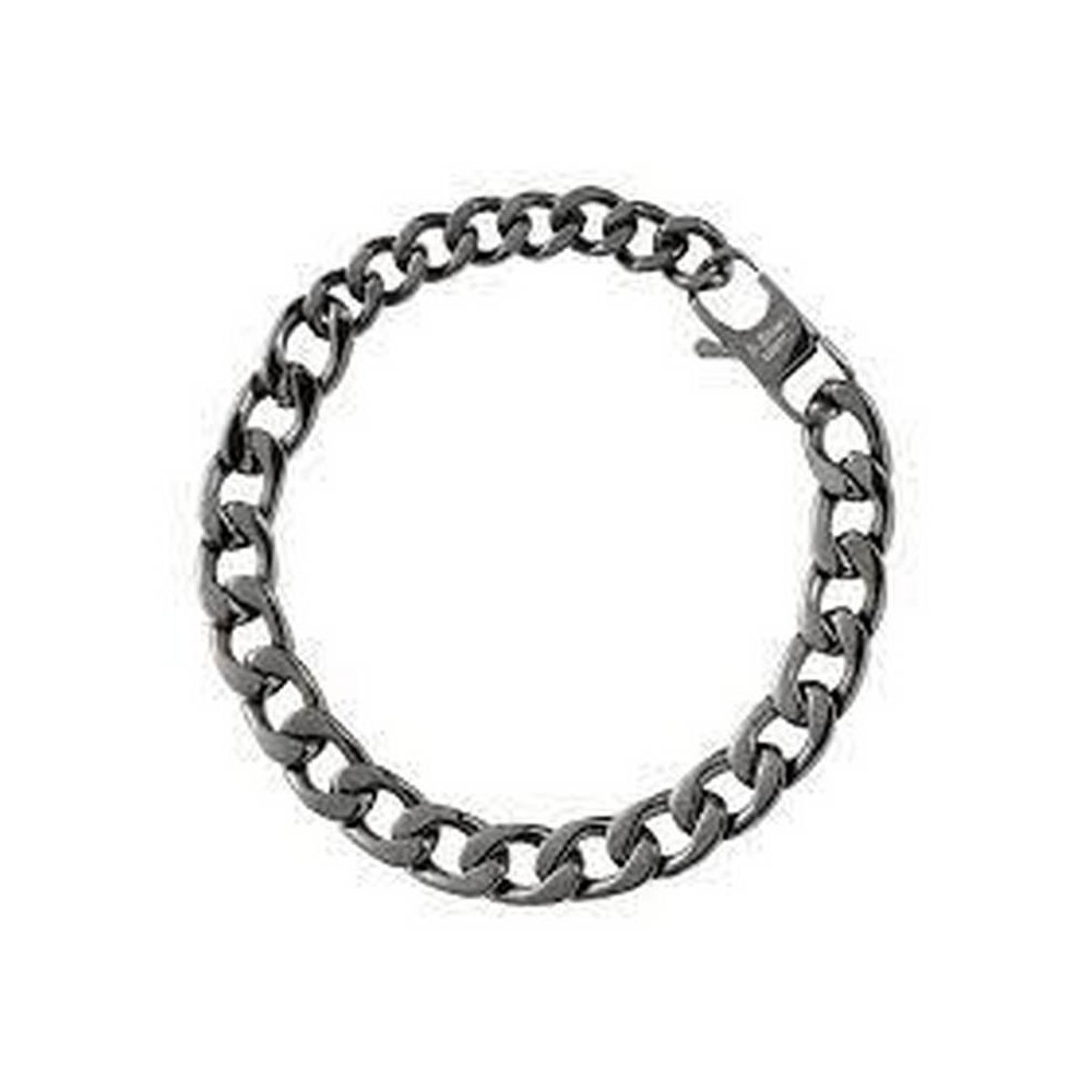 1 - Breil Block Chain burnished man bracelet TJ3258