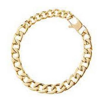 1 - Bracciale uomo catena dorato Breil Block Chain TJ3257