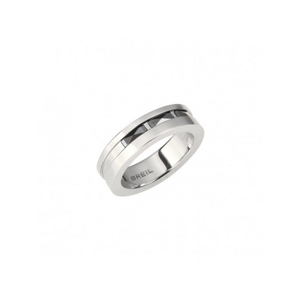 1 - Breil Ceramic Brick TJ3274 man ring steel with ceramic mis. 21